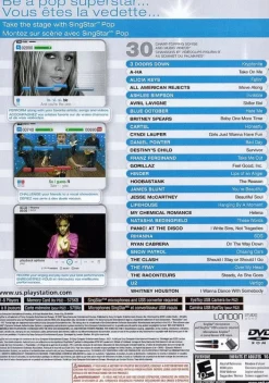 Hot Singstar Pop Ps2 Games