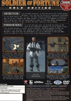 Sale Soldier of Fortune Ps2 Games