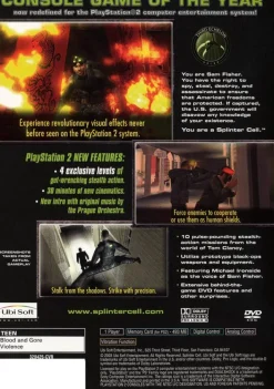 Outlet Splinter Cell Ps2 Games