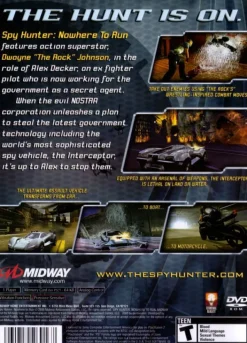 Outlet Spy Hunter Nowhere to Run Ps2 Games