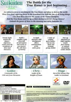 Clearance Suikoden 3 Ps2 Games