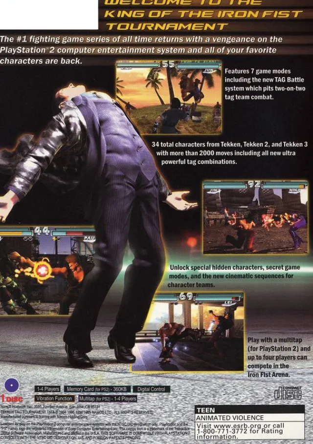 Clearance Tekken Tag Tournament Ps2 Games