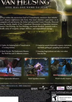 Fashion Van Helsing Ps2 Games