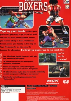 Hot Victorious Boxers: Ippo's Road to Glory Ps2 Games