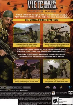 Hot Vietcong Purple Haze Ps2 Games