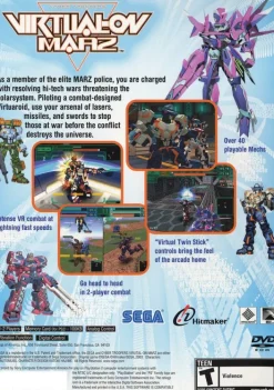Outlet Virtual-On Marz Ps2 Games