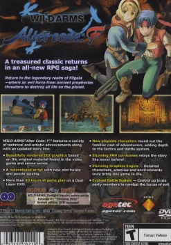Hot Wild ARMs Alter Code: F Ps2 Games