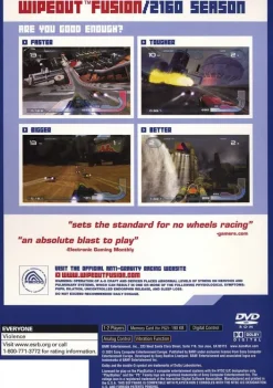 Hot Wipeout Fusion Ps2 Games