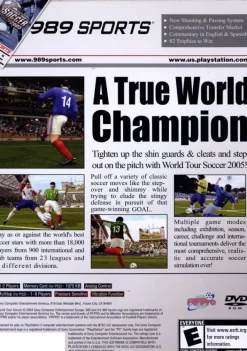 Online World Tour Soccer 2005 Ps2 Games