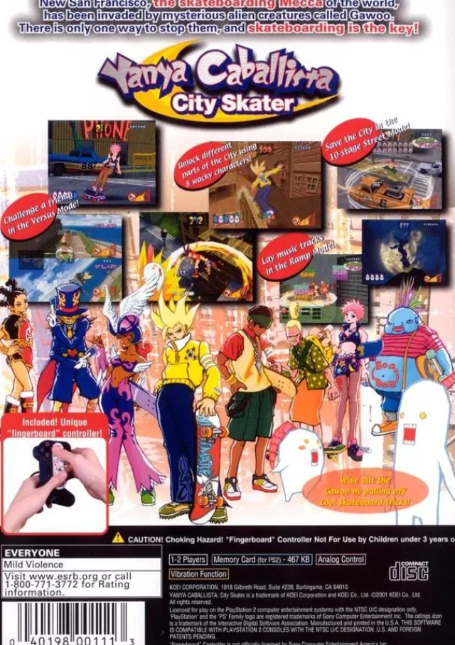 Best Yanya Caballista City Skater Ps2 Games